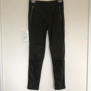 Forever 21 Suede Olive Green Pants